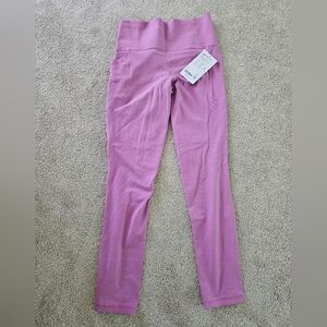 Athleta Salutation Stash Tight, Size Small, Pink